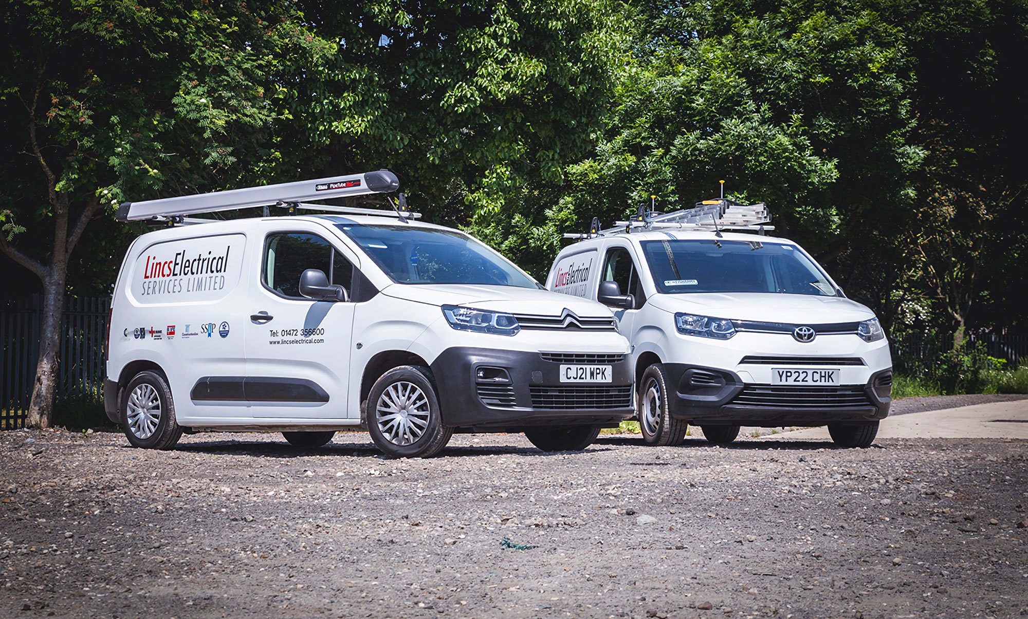 Lincs Electrical Services Vans